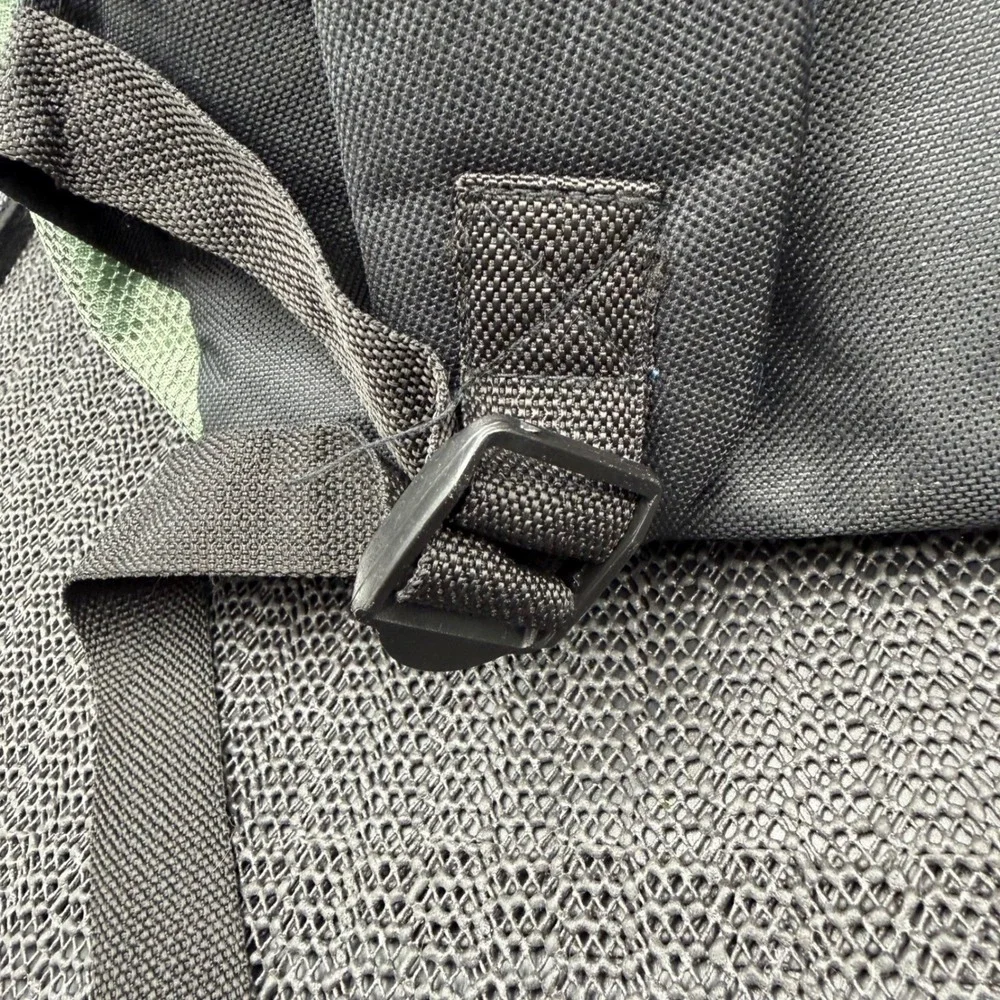 Metropack Backpack Sage Green Navy Blue School Travel Bag Bungee Front New Tag